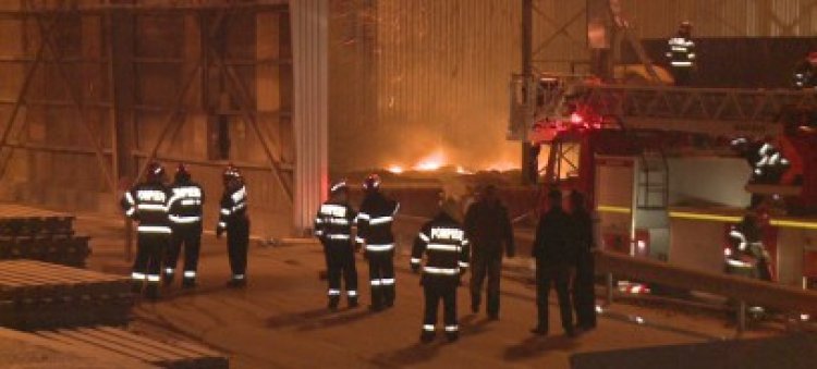 Terminalul de cereale care a luat foc intră în reparaţii